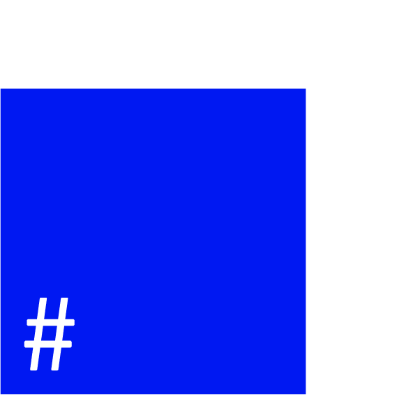 Blue Square with Stand Up Sunday